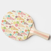 Eis-Konus-Muster Tischtennis Schläger (Seitenansicht)