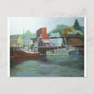 Eis & Kraftstoff, Hafen von Portsmouth Postkarte