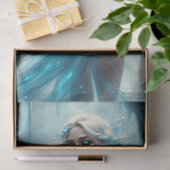 Eis-Kristall-Feendekor-Papier – Winterfee  Seidenpapier (Geschenk)