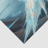 Eis-Kristall-Feendekor-Papier – Winterfee  Seidenpapier (Ausschnitt)