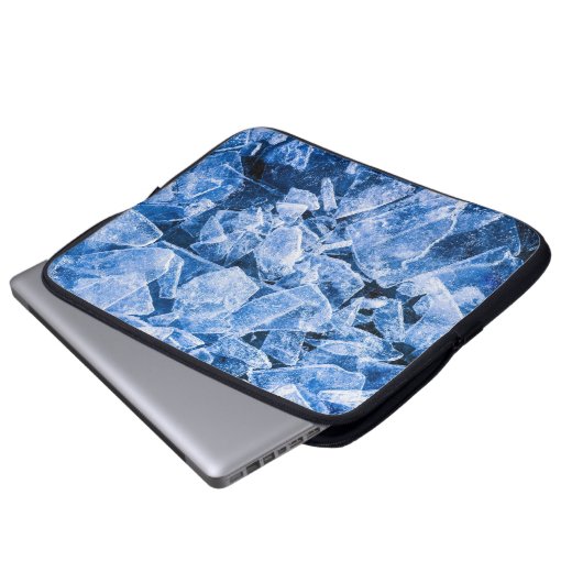 Eis Laptopschutzhülle (Vorne Knopf)