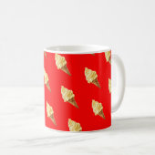 Eis Lebhaft rot Kaffeetasse (VorderseiteRechts)