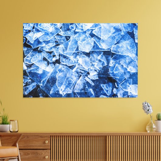 Eis Leinwanddruck (Insitu (Wohnzimmer))
