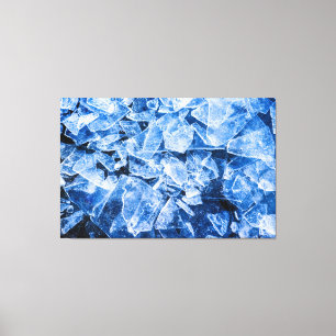 Eis Leinwanddruck