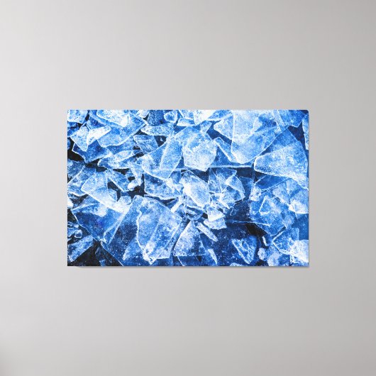 Eis Leinwanddruck (Vorderseite)