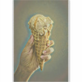 Eis-Lieblingsgeschenk Aufkleber (Vorderseite)