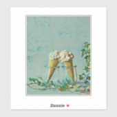 Eis-Lieblingsgeschenk Aufkleber (Blatt)