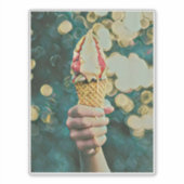 Eis-Lieblingsgeschenk Aufkleber (Vorderseite)