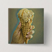 Eis-Lieblingsgeschenk Button (Vorderseite)