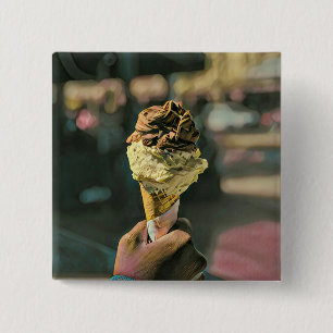 Eis-Lieblingsgeschenk Button