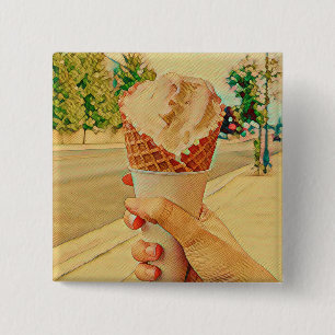 Eis-Lieblingsgeschenk Button
