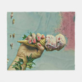 Eis-Lieblingsgeschenk Fleecedecke (Vorderseite (Horizontal))