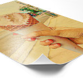 Eis-Lieblingsgeschenk Fotodruck (Ecke)