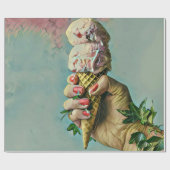 Eis-Lieblingsgeschenk Geschenkpapier (Flach)