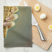 Eis-Lieblingsgeschenk Geschirrtuch (Viertel Falte)