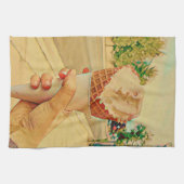 Eis-Lieblingsgeschenk Geschirrtuch (Horizontal)