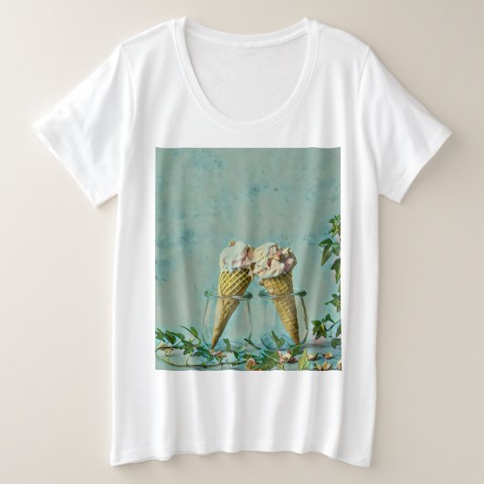 Eis-Lieblingsgeschenk Große Größe T-Shirt (Design vorne)