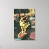 Eis-Lieblingsgeschenk Leinwanddruck (Vorderseite)