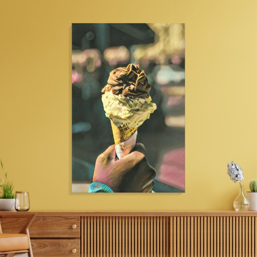 Eis-Lieblingsgeschenk Leinwanddruck (Insitu (Wohnzimmer))