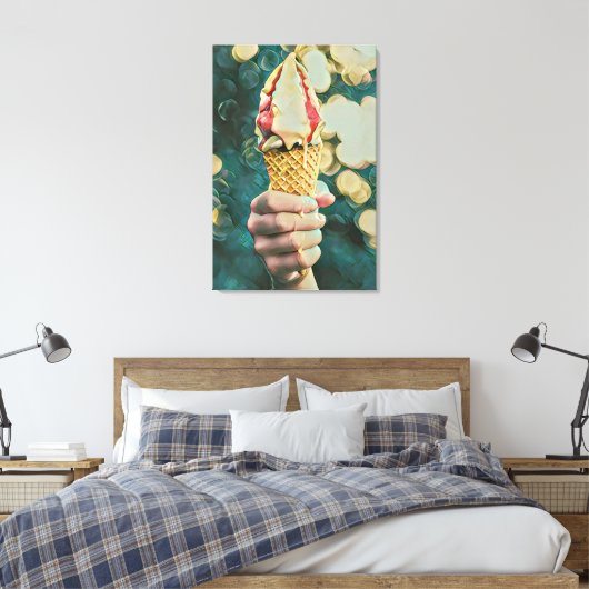 Eis-Lieblingsgeschenk Leinwanddruck (Insitu (Schlafzimmer))