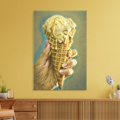 Eis-Lieblingsgeschenk Leinwanddruck (Insitu (Wohnzimmer))