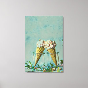 Eis-Lieblingsgeschenk Leinwanddruck