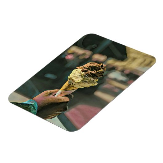 Eis-Lieblingsgeschenk Magnet (Linke Seite)