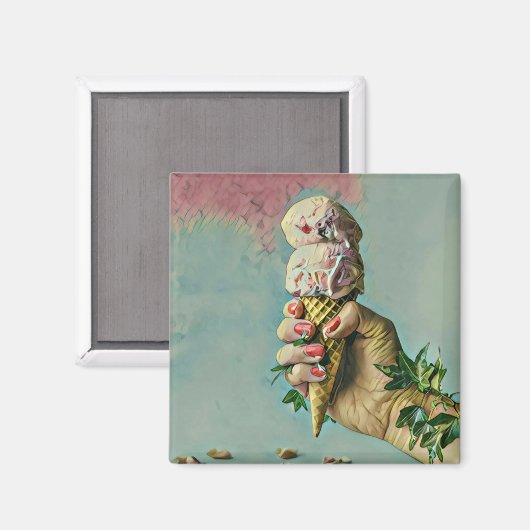 Eis-Lieblingsgeschenk Magnet (Vorderseite/Rückseite)