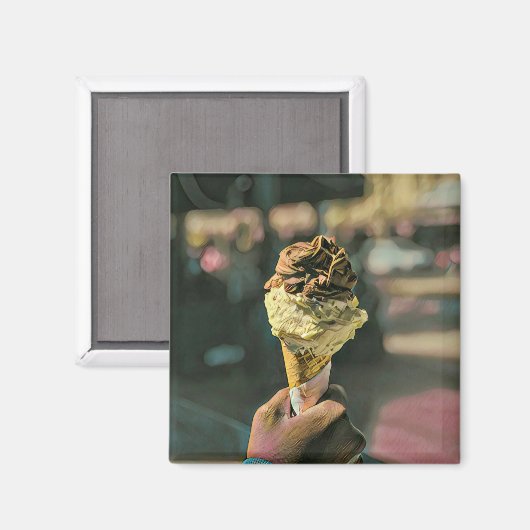 Eis-Lieblingsgeschenk Magnet (Vorderseite/Rückseite)