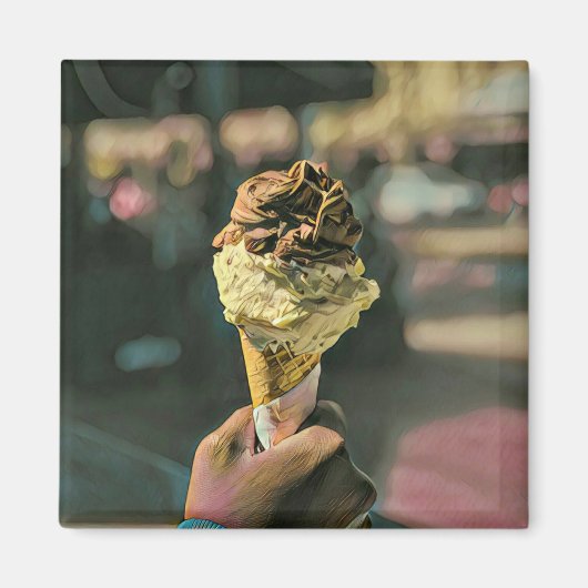 Eis-Lieblingsgeschenk Magnet (Vorne)