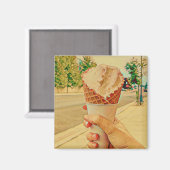 Eis-Lieblingsgeschenk Magnet (Vorderseite/Rückseite)