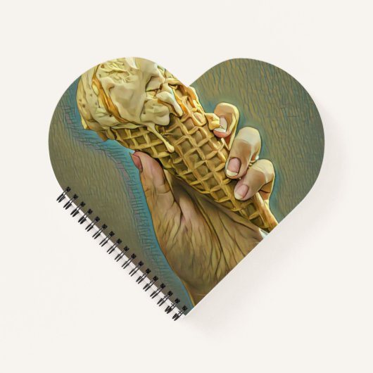 Eis-Lieblingsgeschenk Notizblock (Vorderseite)