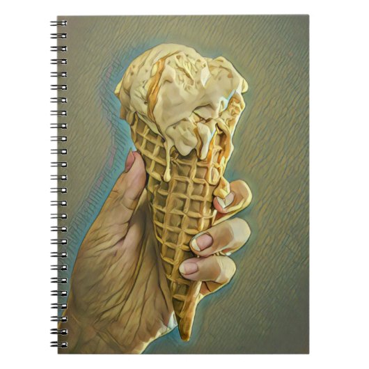 Eis-Lieblingsgeschenk Notizblock (Vorderseite)