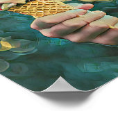 Eis-Lieblingsgeschenk Poster (Ecke)