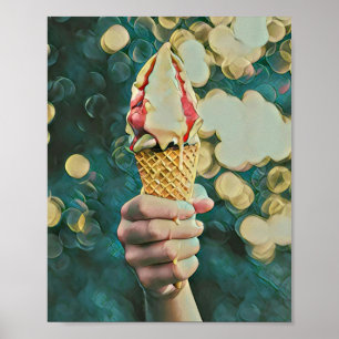 Eis-Lieblingsgeschenk Poster