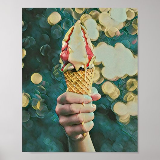 Eis-Lieblingsgeschenk Poster (Vorne)