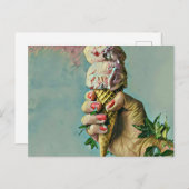 Eis-Lieblingsgeschenk Postkarte (Vorne/Hinten)