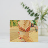 Eis-Lieblingsgeschenk Postkarte (Stehend Vorderseite)