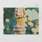 Eis-Lieblingsgeschenk Postkarte (Vorderseite)