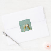 Eis-Lieblingsgeschenk Quadratischer Aufkleber (Umschlag)