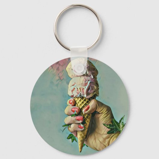 Eis-Lieblingsgeschenk Schlüsselanhänger (Vorderseite)