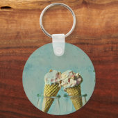 Eis-Lieblingsgeschenk Schlüsselanhänger (Vorderseite)