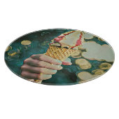 Eis-Lieblingsgeschenk Schneidebrett (Ecke)