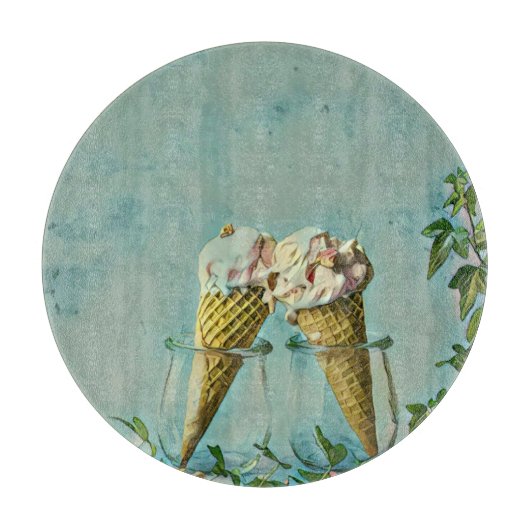 Eis-Lieblingsgeschenk Schneidebrett (Vorderseite)