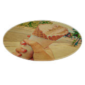 Eis-Lieblingsgeschenk Schneidebrett (Ecke)