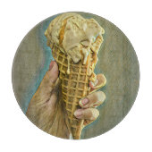 Eis-Lieblingsgeschenk Schneidebrett (Vorderseite)