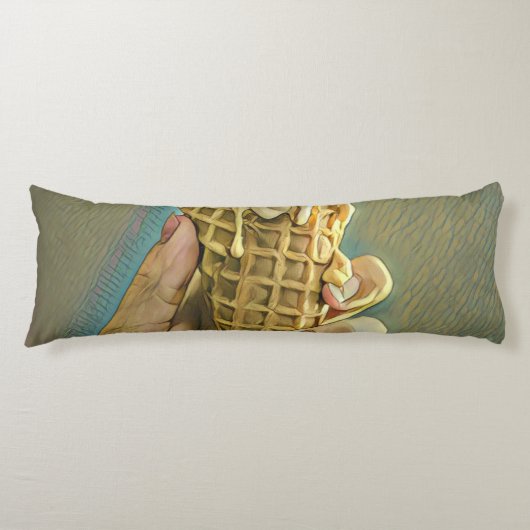 Eis-Lieblingsgeschenk Seitenschläferkissen (Vorderseite)