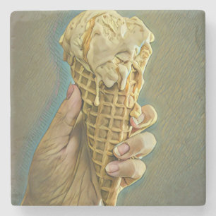 Eis-Lieblingsgeschenk Steinuntersetzer