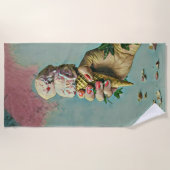 Eis-Lieblingsgeschenk Strandtuch (Vorderseite)