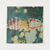 Eis-Lieblingsgeschenk Wandteppich (Vorderseite (Horizontal))